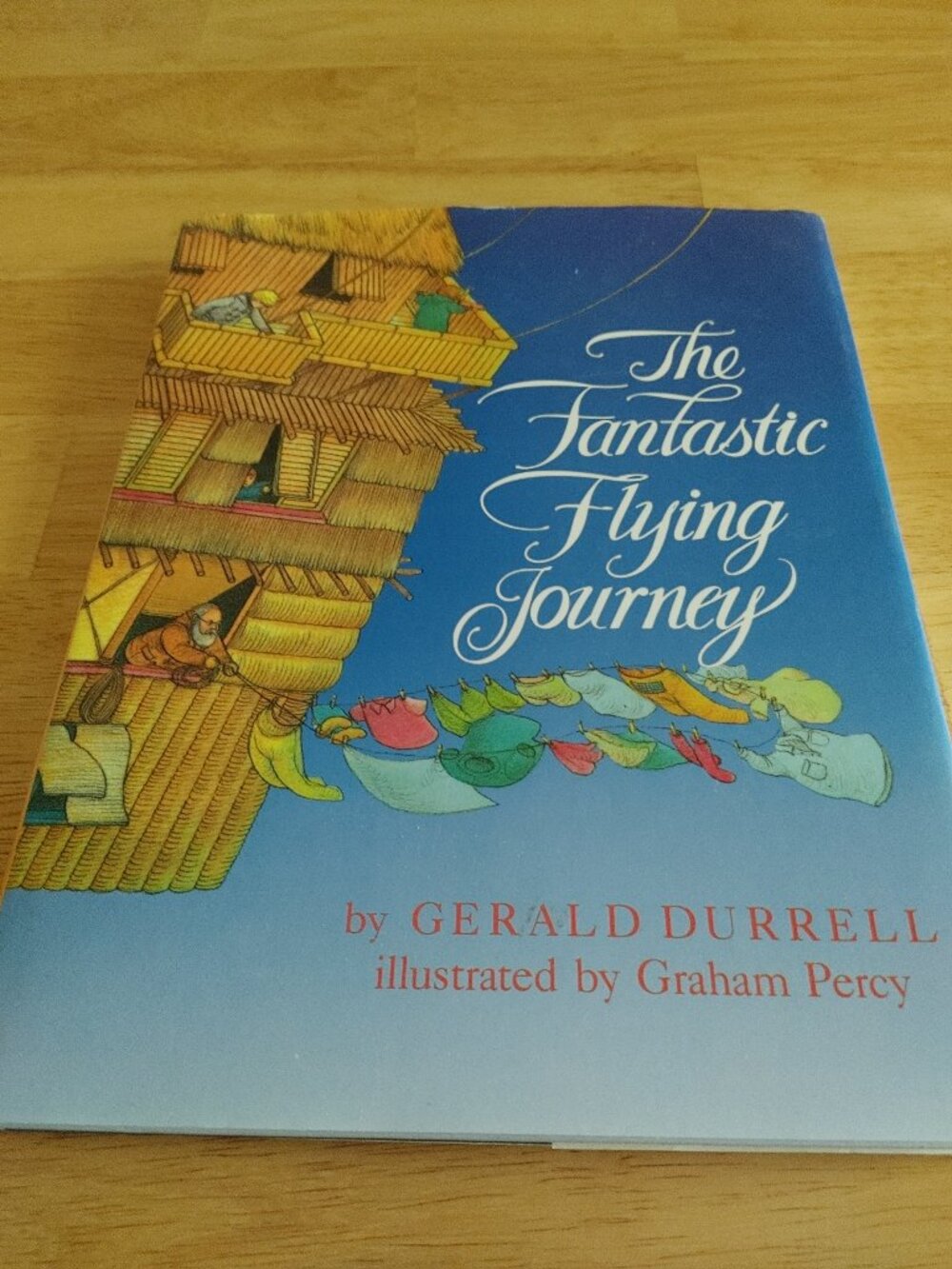 Vintage Hardcover Book: The Fantastic Flying Journey by Gerald Durrell